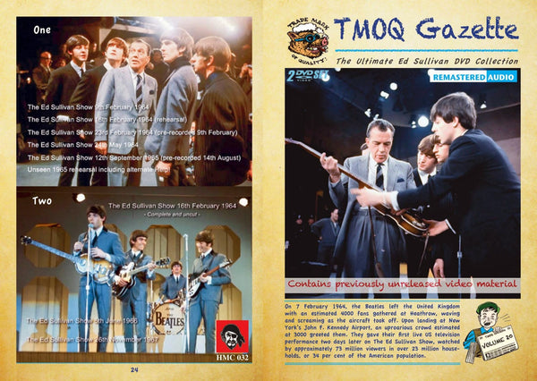 The Beatles : The Complete Ed Sullivan Shows (2 DVD Set)