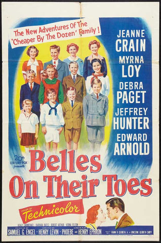 Belles On Their Toes (1952) - Jeffrey Hunter  DVD