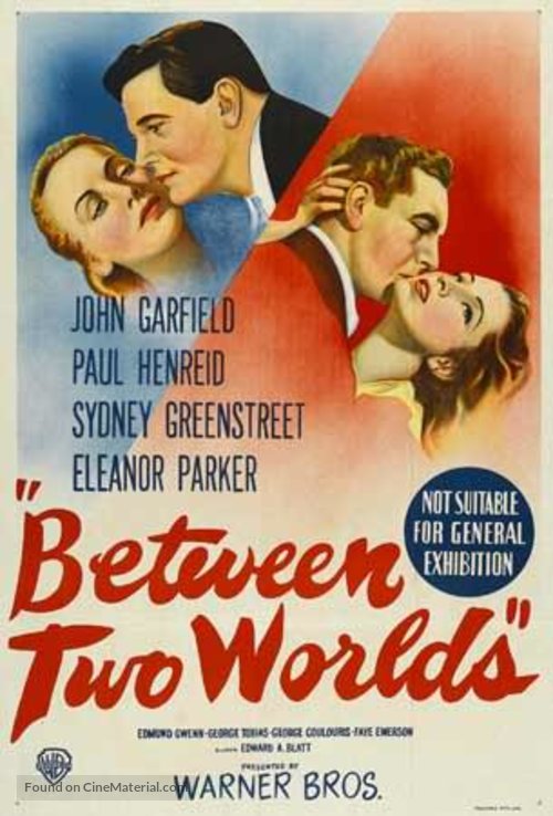 Between Two Worlds (1944) - John Garfield  DVD