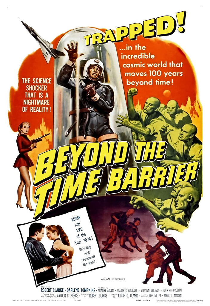 Beyond The Time Barrier (1960) - Robert Clarke  DVD  Colorized Version