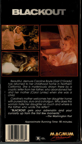 Blackout (1988) - Gail O´Grady  VHS