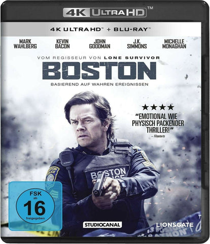 Patriots Day (2016) - Mark Wahlberg  4K Ultra HD + Blu-ray