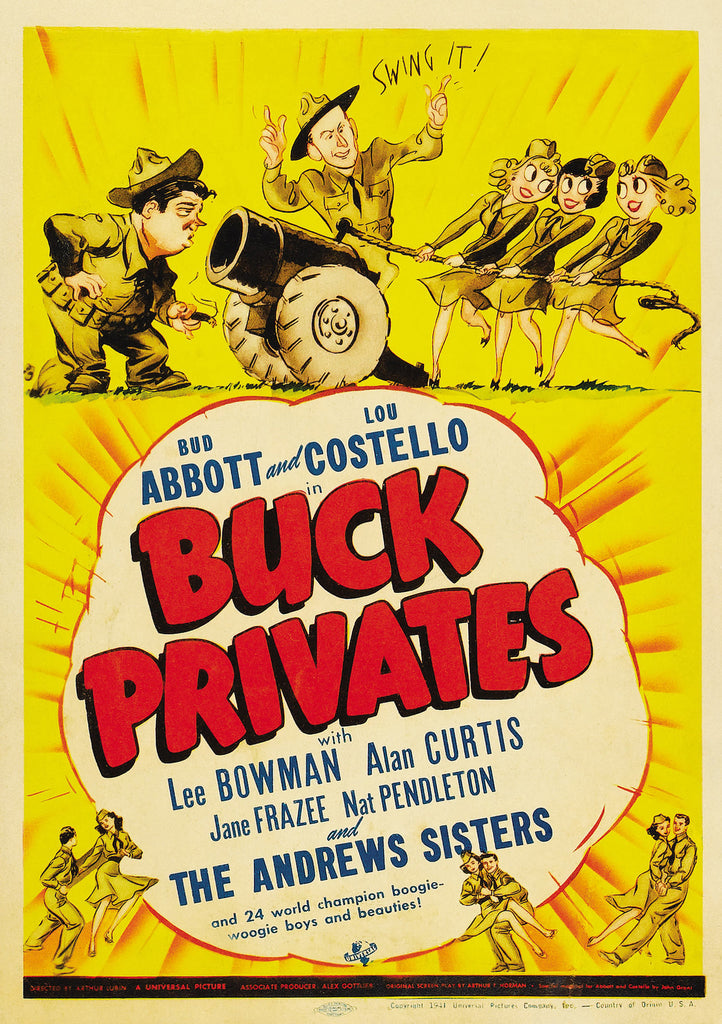 Buck Privates (1941) - Abbott And Costello DVD  Colorized Version
