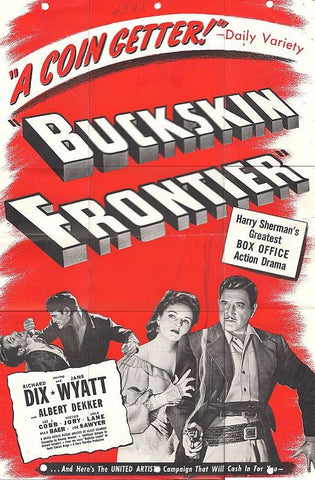 Buckskin Frontier (1943) - Richard Dix  DVD