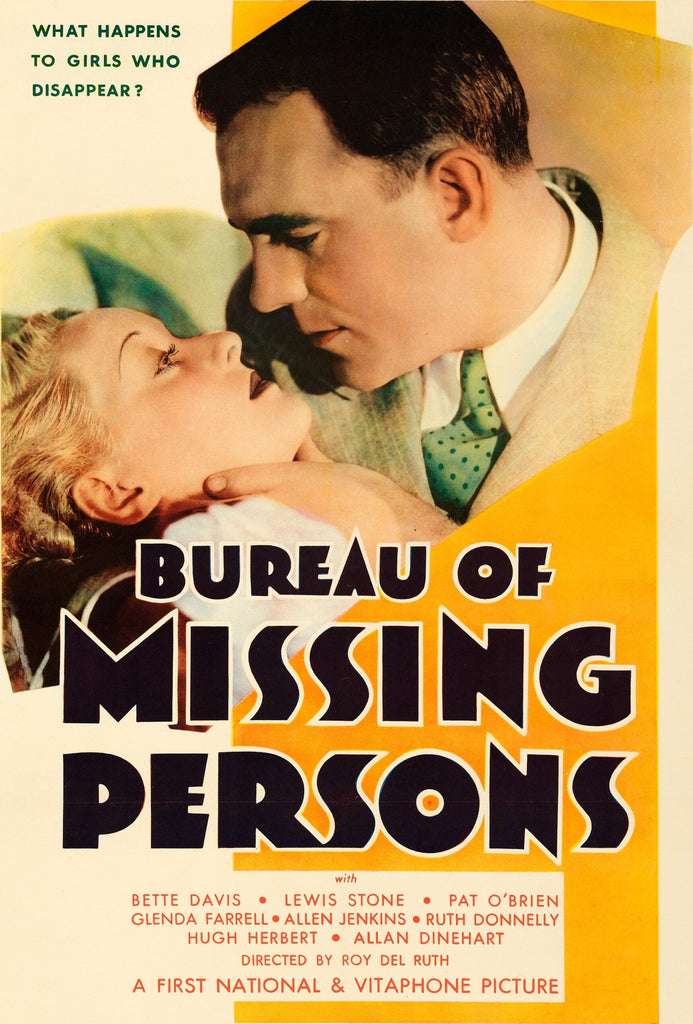 Bureau Of Missing Persons (1933) - Bette Davis  Colorized Version  DVD