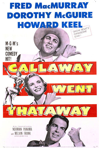 Callaway Went Thataway (1951) - Fred MacMurray  DVD