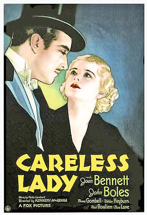 Careless Lady (1932) - Joan Bennett  DVD