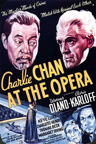 Charlie Chan At The Opera (1936) - Warner Oland  Colorized Version