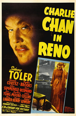 Charlie Chan In Reno (1939) - Sidney Toler  Colorized Version