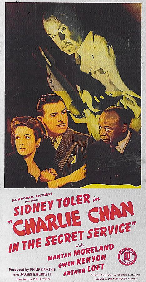 Charlie Chan In The Secret Service (1944) - Sidney Toler  DVD