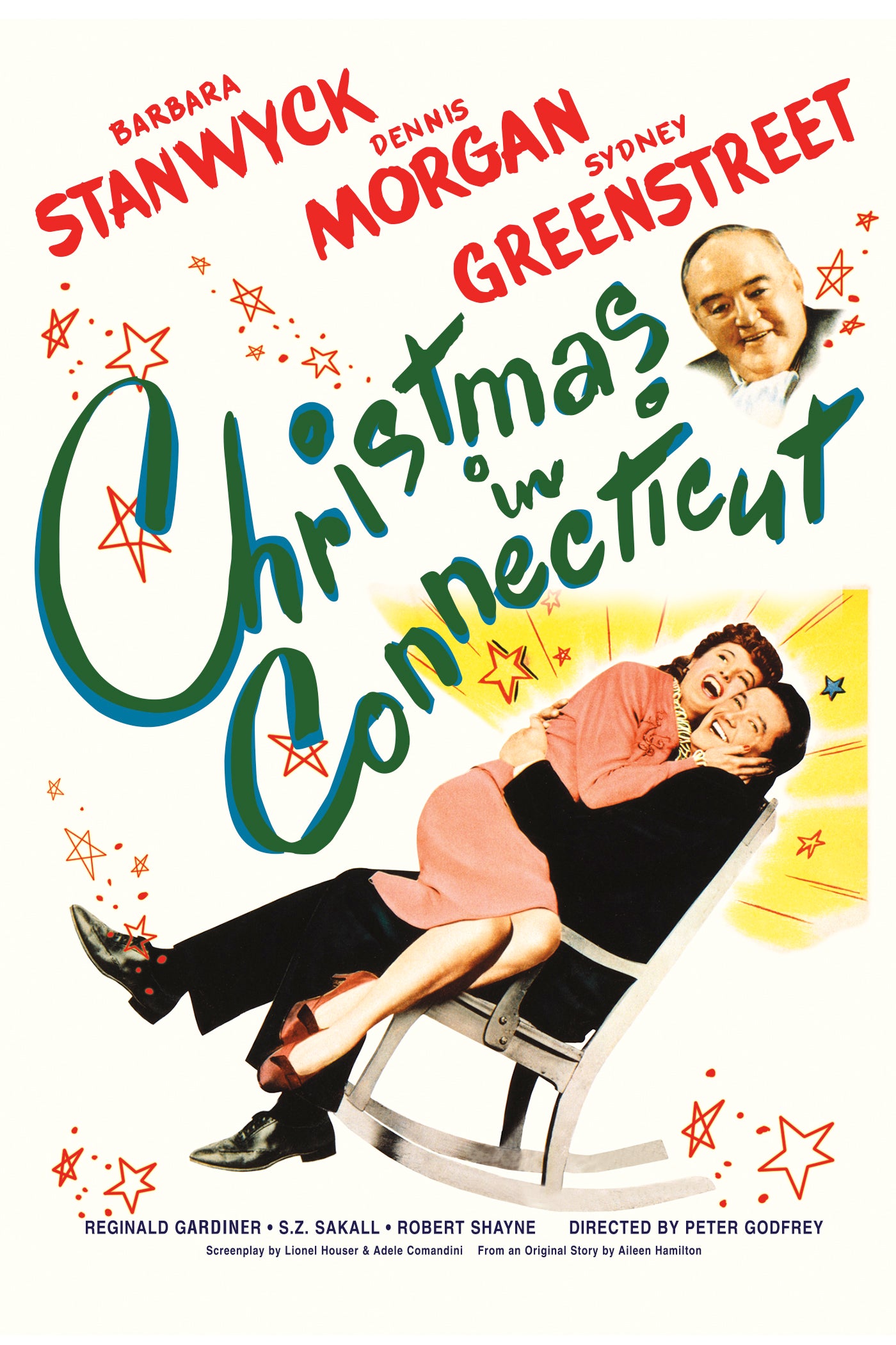 Christmas In Connecticut (1945) - Barbara Stanwyck Colorized