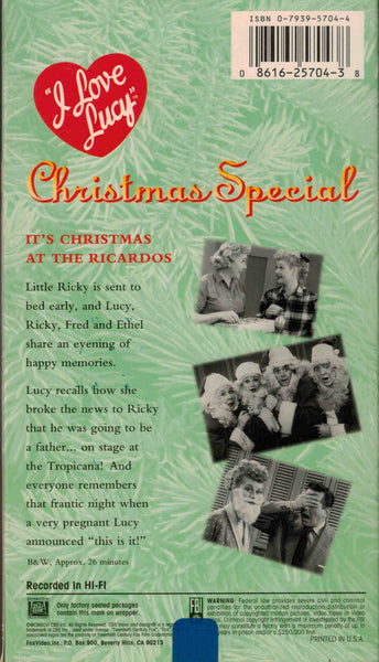 I Love Lucy : Christmas Special (1956) - Lucille Ball  VHS