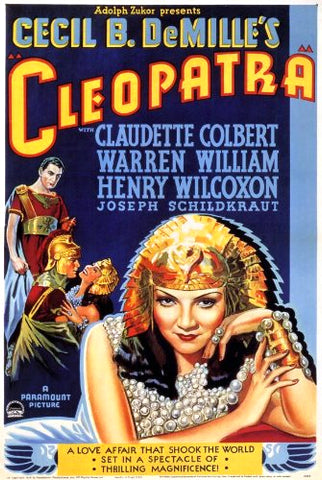 Cleopatra (1934) - Claudette Colbert  DVD  Colorized Version