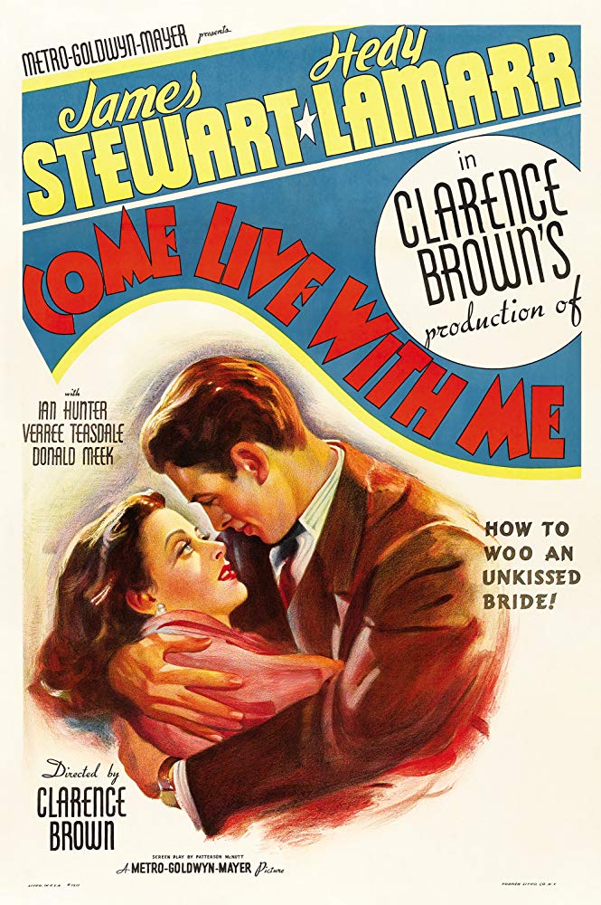 Come Live With Me (1941) - James Stewart  DVD