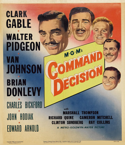 Command Decision (1948) - Clark Gable  Colorized Version  DVD