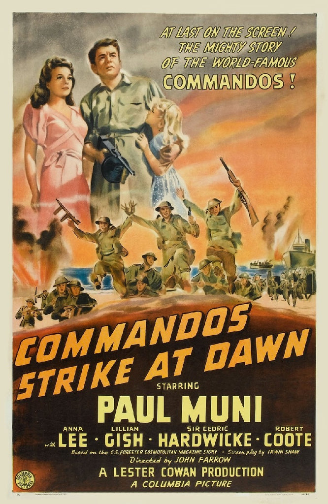 Commandos Strike At Dawn (1942) - Paul Muni  DVD  Colorized Version