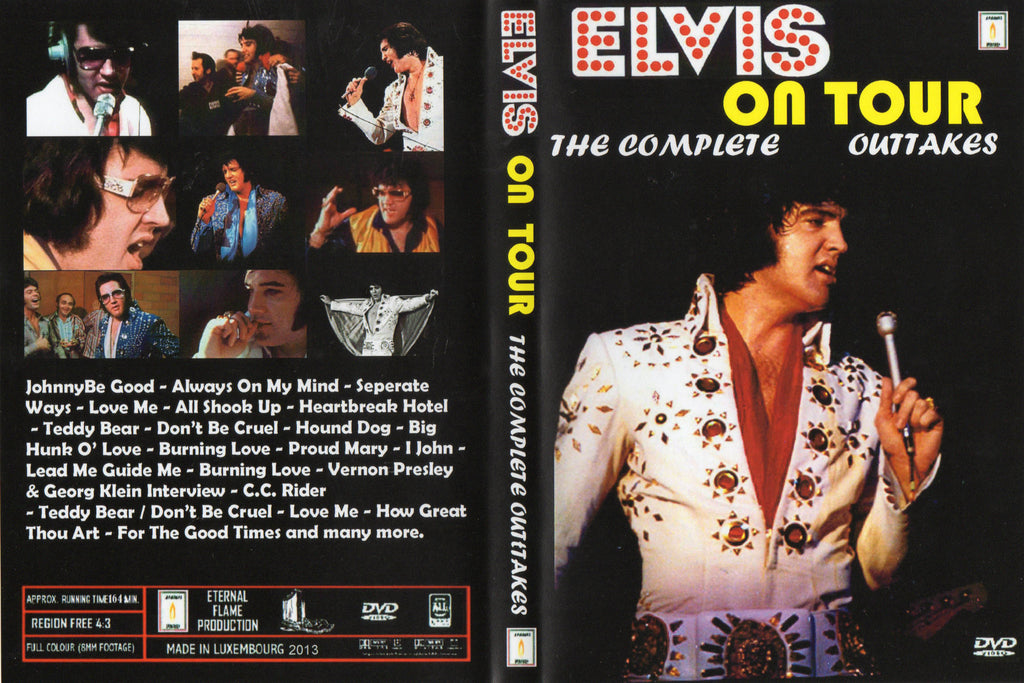 Elvis - The Complete On Tour Outtakes  4 DVD Set