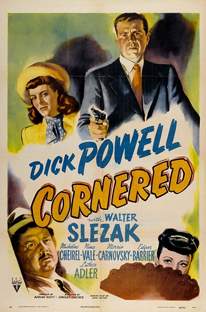 Cornered (1945) - Dick Powell  DVD
