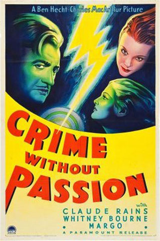 Crime Without Passion (1934) - Claude Rains  DVD