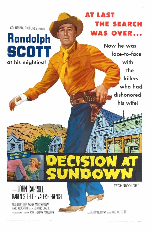 Decision At Sundown (1957) - Randolph Scott  DVD