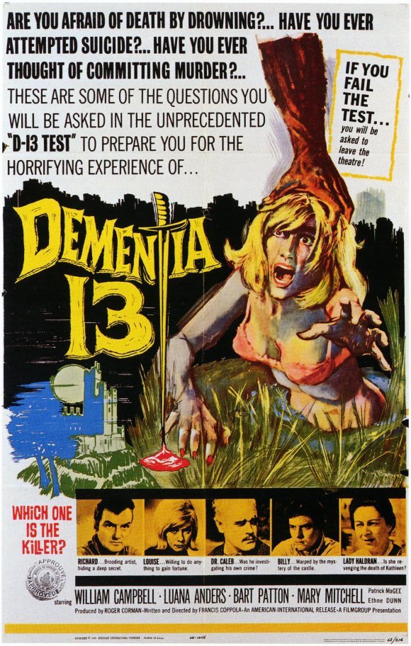 Dementia 13 (1963) - William Campbell  DVD