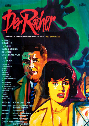 Edgar Wallace : Der Rächer (1960) - Heinz Drache  DVD