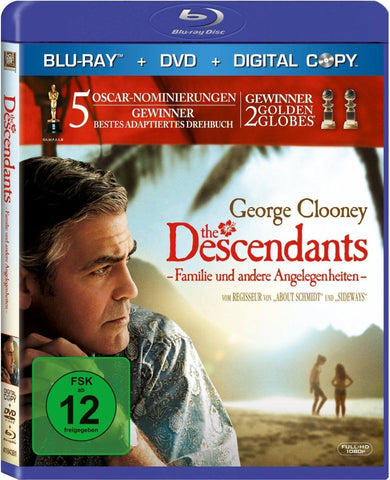 The Descendants (2011) - George Clooney  Blu-ray