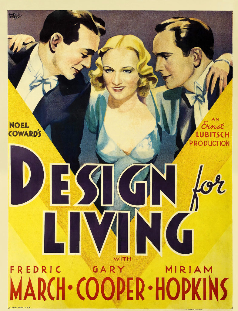 Design For Living (1933) - Gary Cooper  Colorized Version  DVD