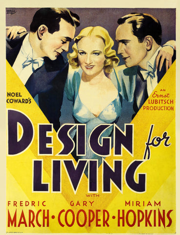 Design For Living (1933) - Gary Cooper  Colorized Version