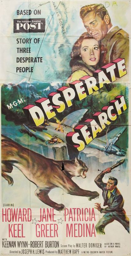 Desperate Search (1952) - Howard Keel  DVD