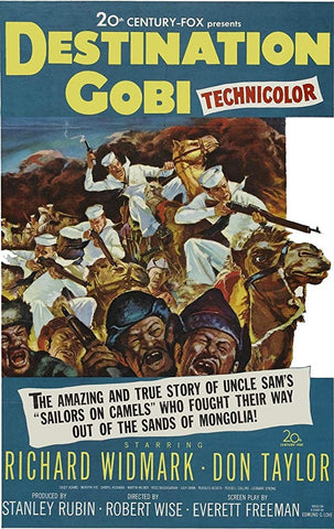 Destination Gobi (1953) - Richard Widmark  DVD