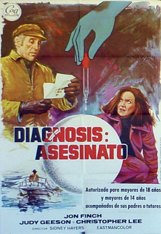 Diagnosis Murder (1975) - Christopher Lee  DVD