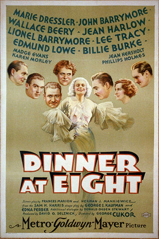 Dinner At Eight (1933) - Wallace Beery  Colorized Version