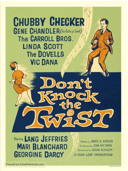 Don´t Knock The Twist (1962) - Chubby Checker  DVD