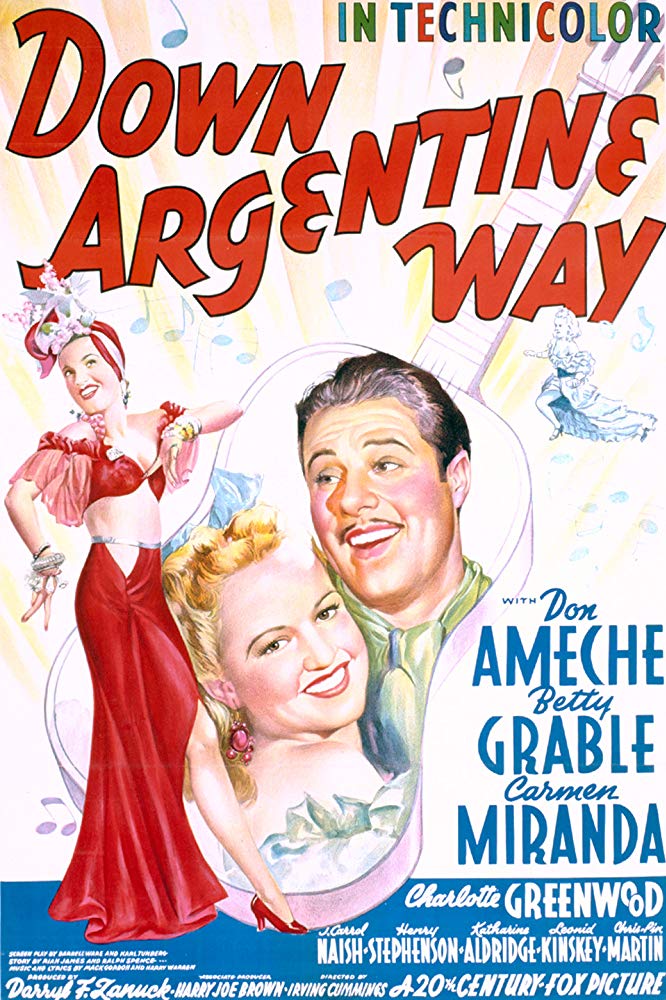 Down Argentine Way (1940) - Betty Grable  DVD
