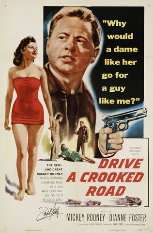 Drive A Crooked Road (1954) - Mickey Rooney  DVD