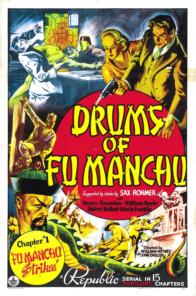 Drums Of Fu Manchu (1940) : The Complete Serial - Henry Brandon  (2 DVD Set)