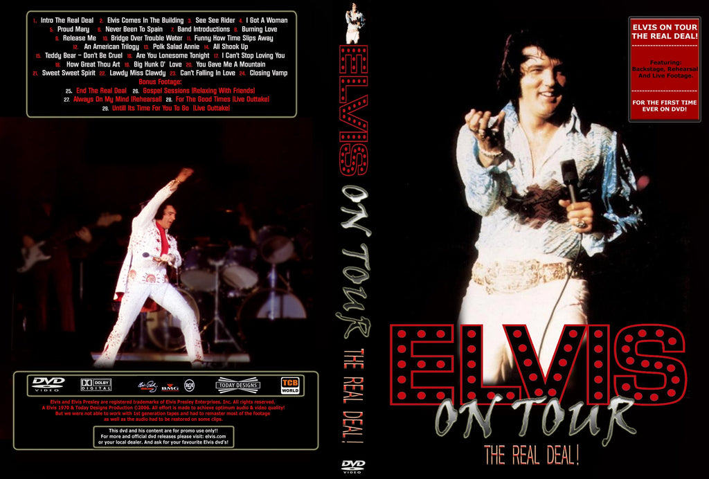 Elvis On Tour - The Real Deal DVD