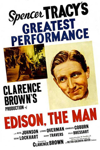 Edison, The Man (1940) - Spencer Tracy  Colorized Version  DVD