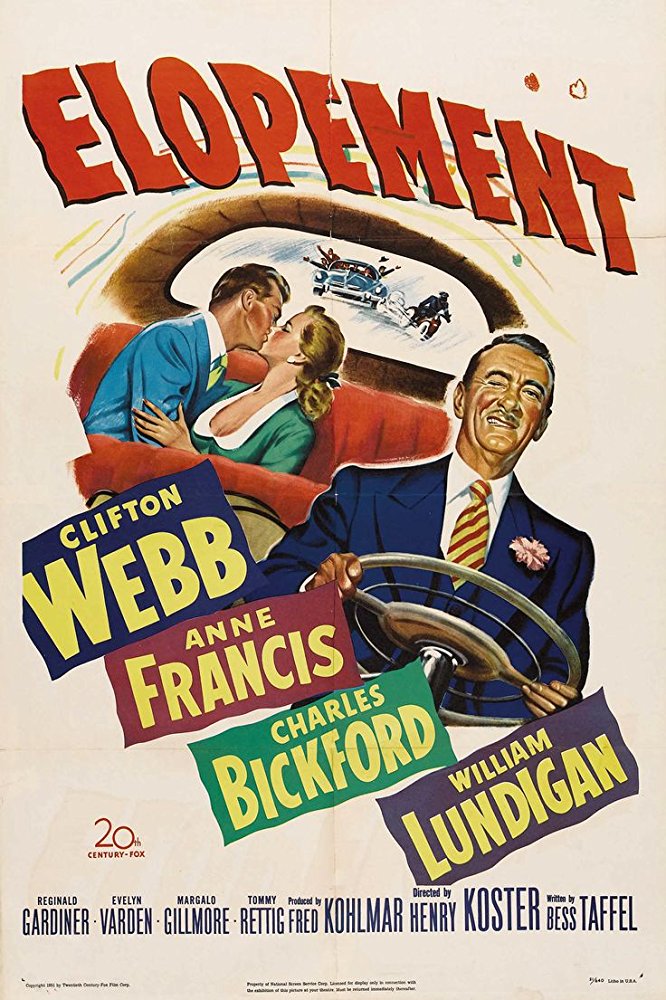 Elopement (1951) - Clifton Webb  DVD