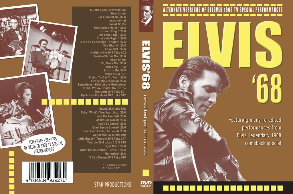 Elvis ´68 - Alternate Versions DVD