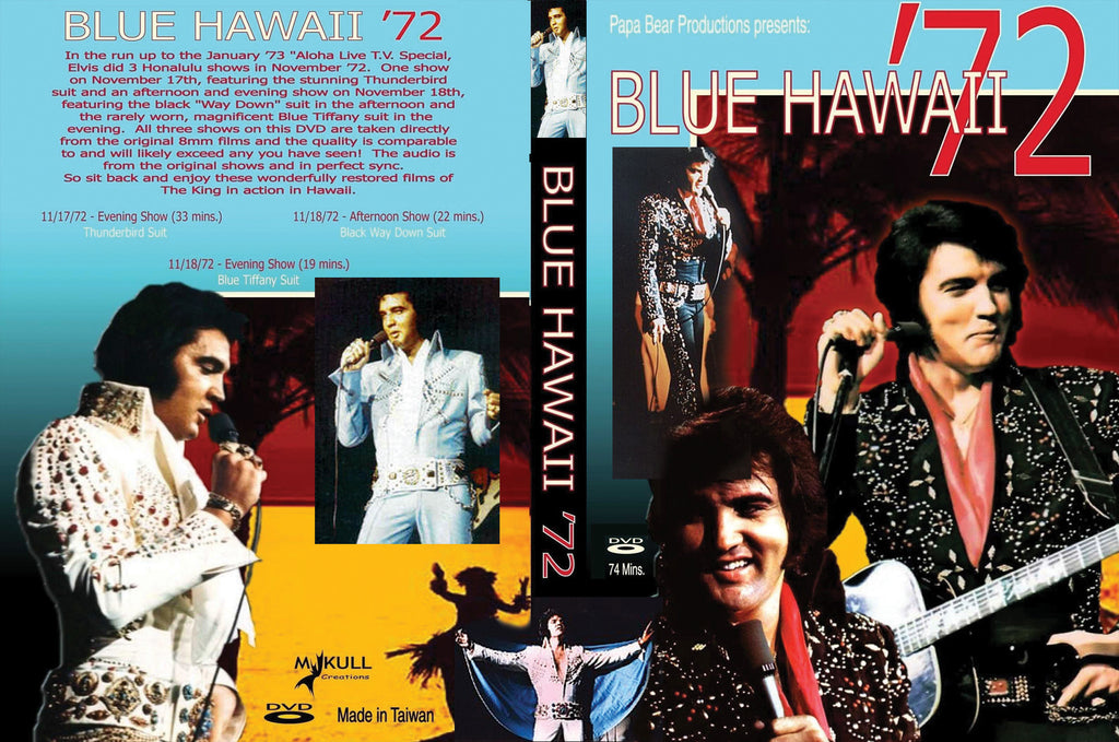 Elvis - Blue Hawaii 1972 - Live In Concert  DVD