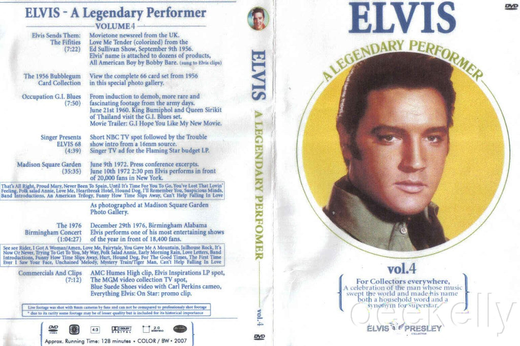 Elvis - A Legendary Performer Vol. 4  DVD