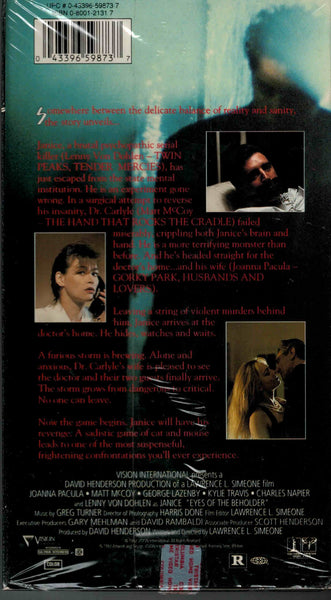 Eyes Of The Beholder (1992) - Joanna Pacula  VHS