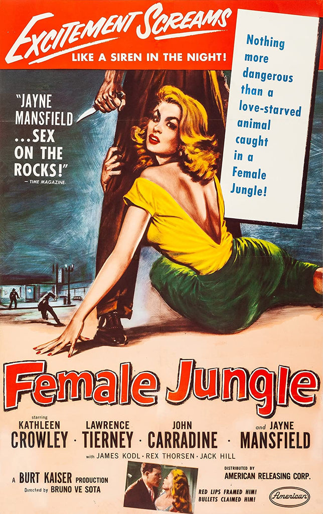 Female Jungle (1955) - Jayne Mansfield  DVD