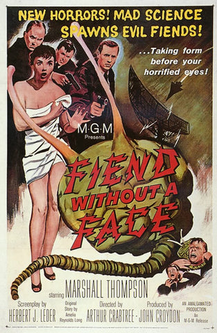 Fiend Without A Face (1958) - Marshall Thompson  DVD Colorized Version