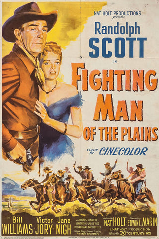 Fighting Man Of The Plains (1949) - Randolph Scott  Colorized Version  DVD