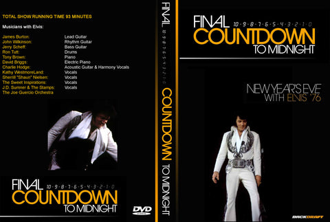 Elvis - Final Countdown To Midnight - New Year´s Eve 1976 DVD