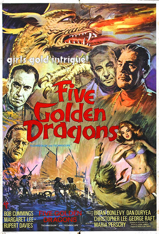 Five Golden Dragons (1967) - Robert Cummings  DVD
