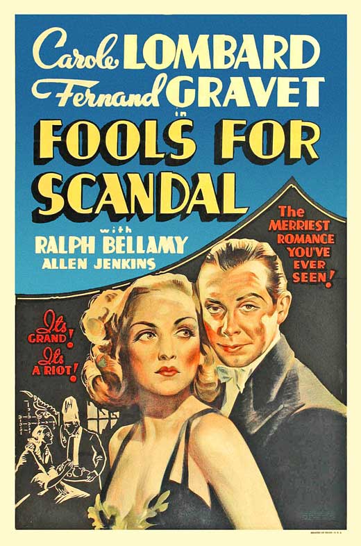 Fools For Scandal (1938) - Carole Lombard  DVD